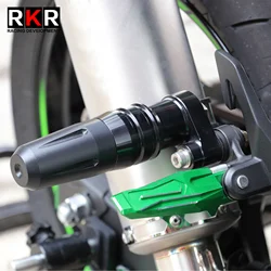 Motorcycle Exhaust Sliders Crash Protector CNC Thickened Crash Pads for Kawasaki NINJA400 NINJA500 Z400 Z500 Ninja 400 500 ZX4RR