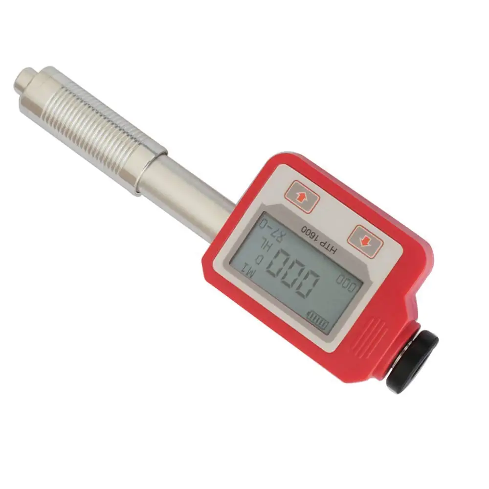 Portable Pen Type Steel Leeb Hardness Tester Meter Durometer With D Impact Device Test Block 999 Data Storage USB Interface