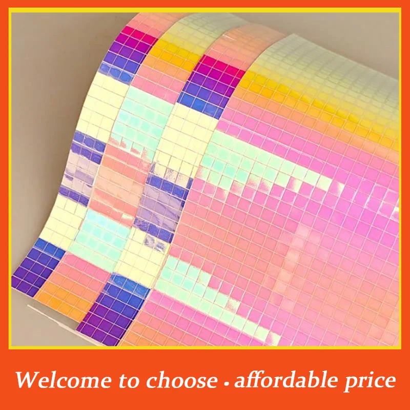{}Self Adhesive Mosaic Glass Tape DIY Glass Mirror Stickers Wall Stickers DIY Crafts Party Decorations Home Wall Art Projects