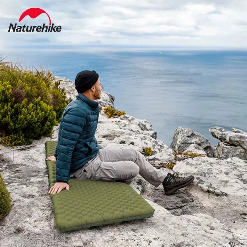 Imagem -06 - Nayurehike-ultraleve Portátil Camping Mat Almofada de Dormir ao ar Livre Colchão Inflável Dampproof Mat 3.5 r Valor Viagem Praia