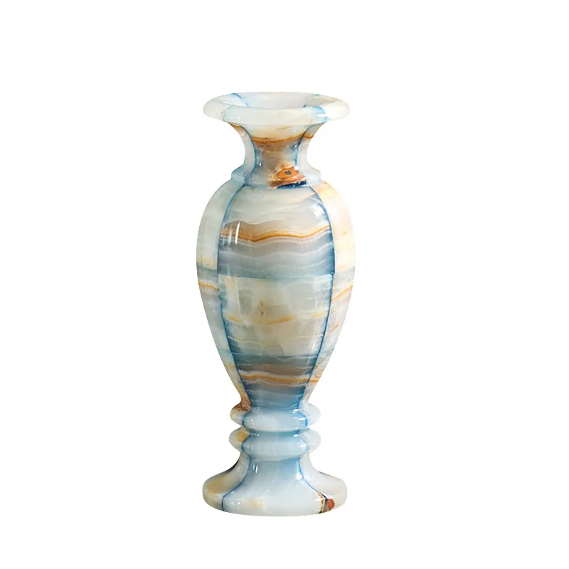 

Medieval handmade natural jade flower ware model room club living room TV cabinet study imported decorative ornament