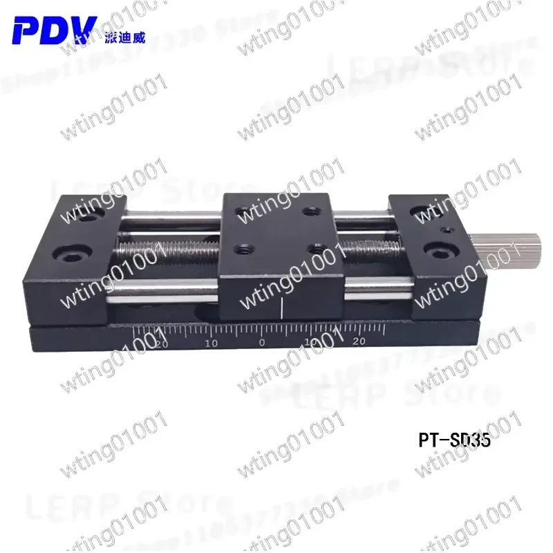 for PDV SD35 Manual Linear Translation Stage Precision X Axis Single Dimension Slide Rail Micro Positioning Platform for Lab