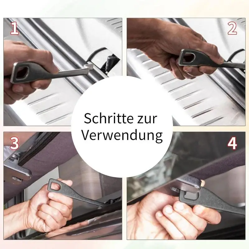 Edelstahl Verlängerter Abschlepphaken-Halter, Heckklappen-Verlängerungshaken, Schwerlastteil für die Hecktür eines Vans, Camping-Modifikation – Detail 3