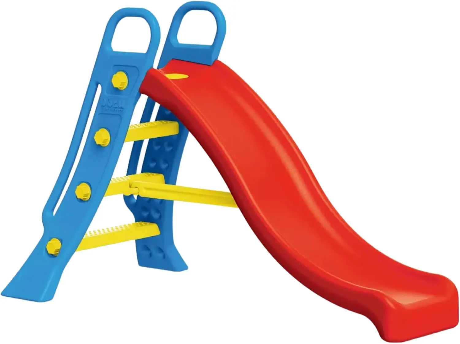 Big Water Slide - Colorful Plastic Outdoor Water Slide, Attach to Garden Hose for Water Feature, Indoor Use Too, Kids and Toddle
