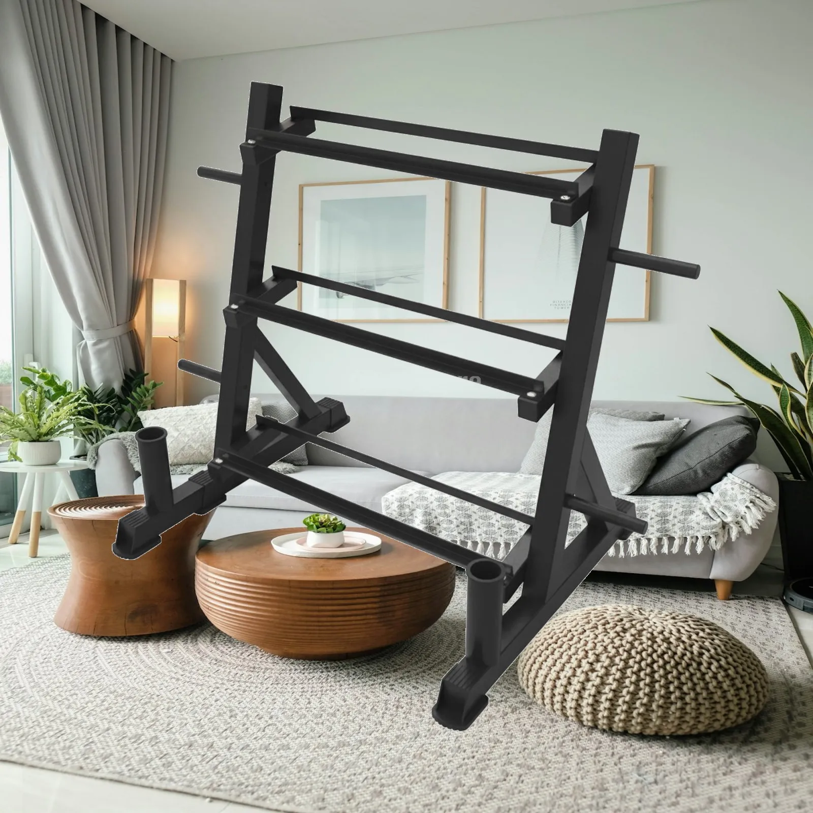 3 Tier Dumbbell Rack Saving Hex Dumbbell Rack Heavy Duty for Home Gym Users, Fitness Room