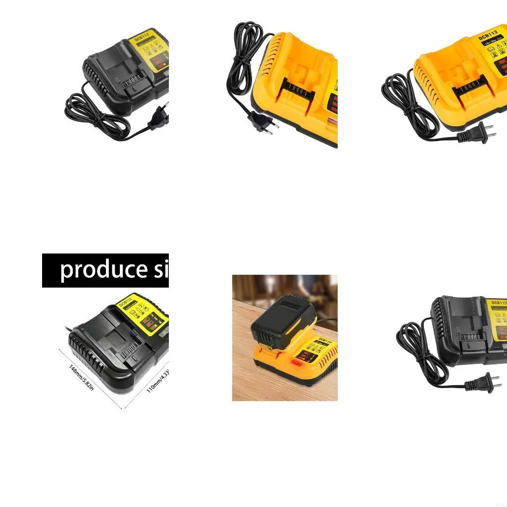 

Профессиональные зарядные устройства для литиевых батарей для инструмента 12 В-20 В, защита от перегрева, дизайн Y4QC