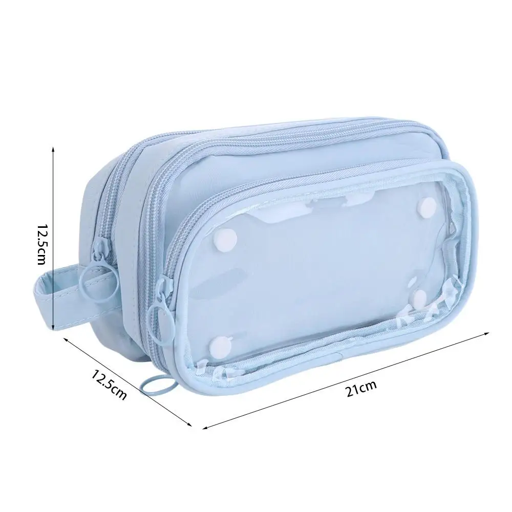 Duży, odpinany piórnik Itabag, kosmetyczka, organizer do Ita Bag, etui, jednokolorowa torba do przechowywania artykułów papierniczych. — zdjęcie produktu 4