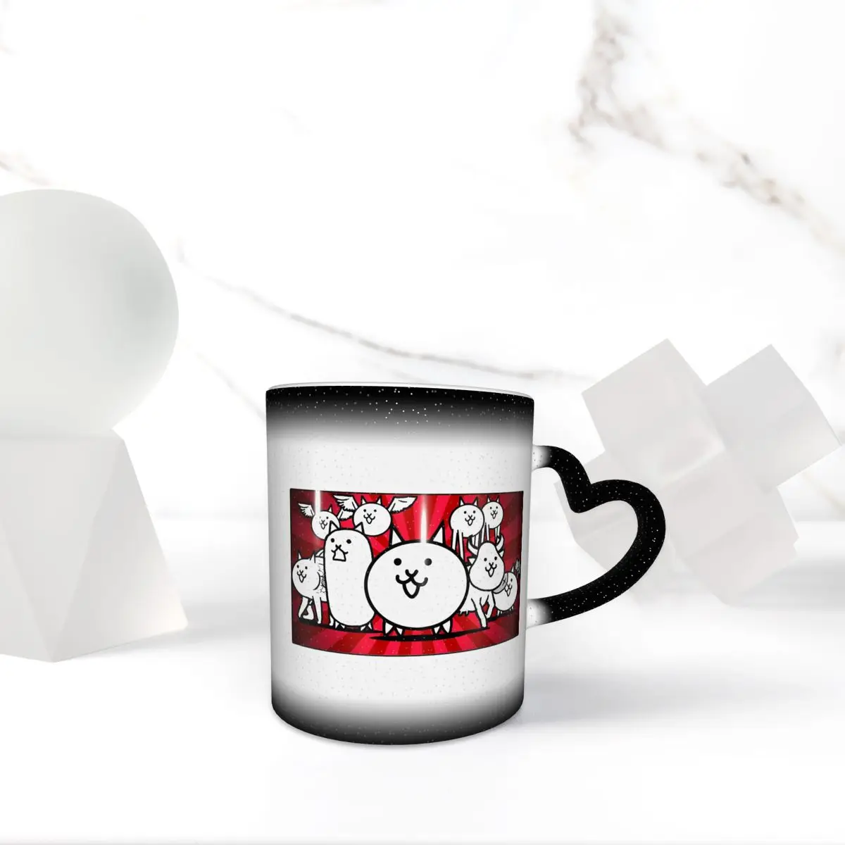 Nyanko Great War Battle Cats Mug Funny Ceramic Coffee Cups Tea Mugs Milk Cup Drinkware Gift for Friends
