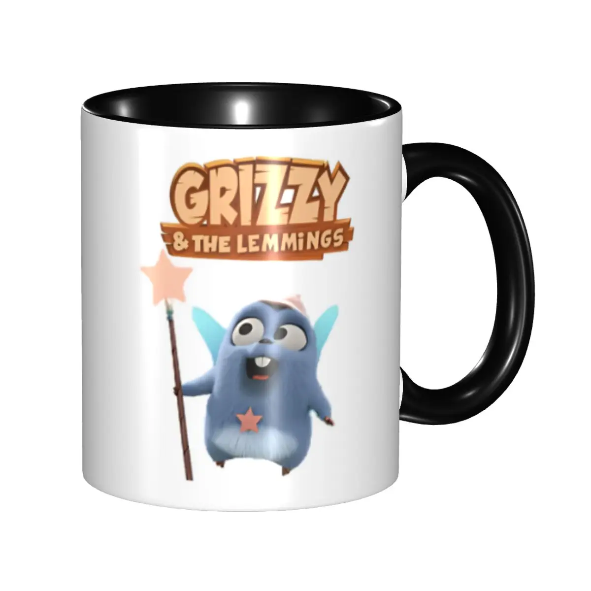 

Керамические кружки для кофе и чая с индивидуальным дизайном G-Grizzys и L-Lemmingsed: милые мультяшные медведи, аниме-стиль, для самостоятельного оформления