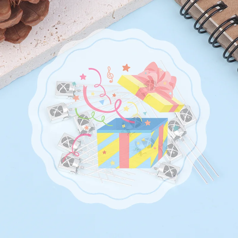 10Pcs Universal IR Infrared Receiver Sensor Module For VS1838B LF1738 Inductive Infrared Remote Receiver Tube Receiving Head