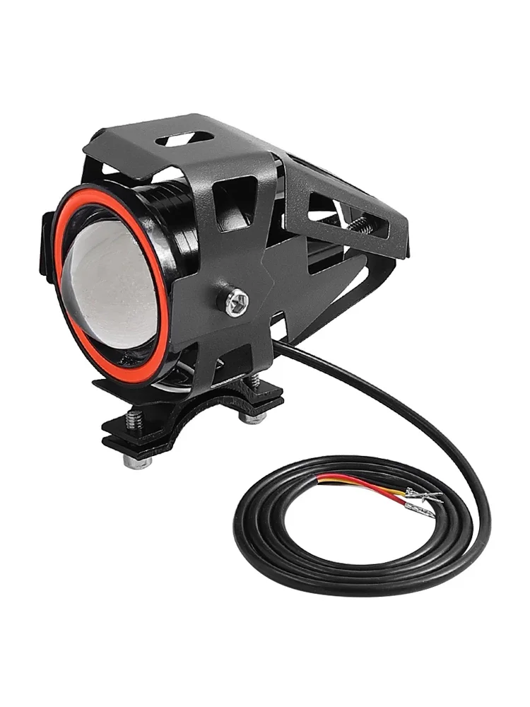 Pour Kukirin LED projecteur Laser mettre en évidence clignotant ange démon yeux pour Citycoco Kugoo Scooter électrique phare klaxon pièces
