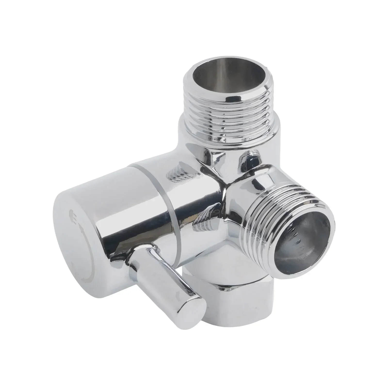 Shower Diverter Diverter Black Brushed Corrosion-resistant G1/2