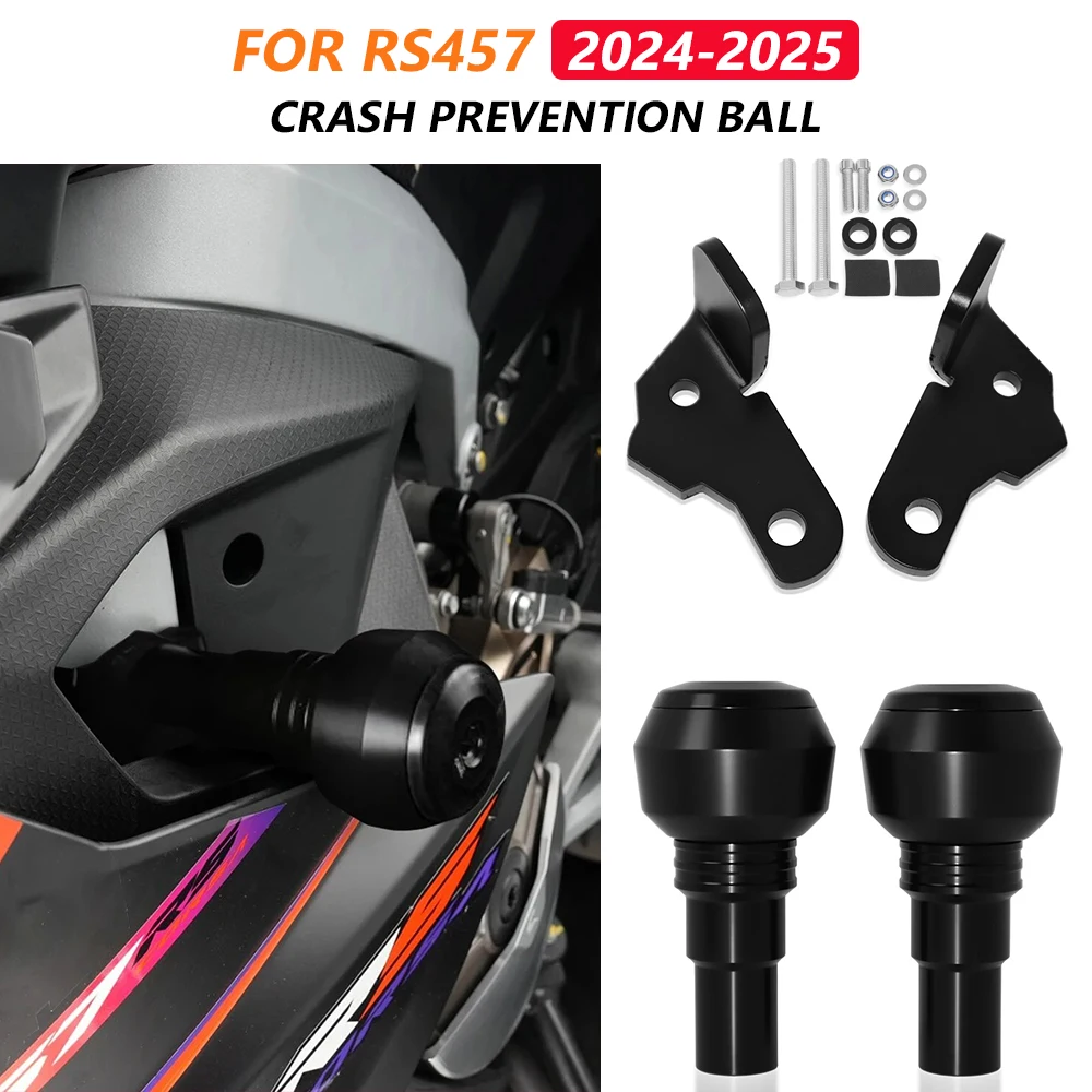 

Для Aprilia RS 457 2024 2025: Новые защитные слайдеры для боковых обтекателей и рамы RS457, блоки защиты двигателя от падений 457RS