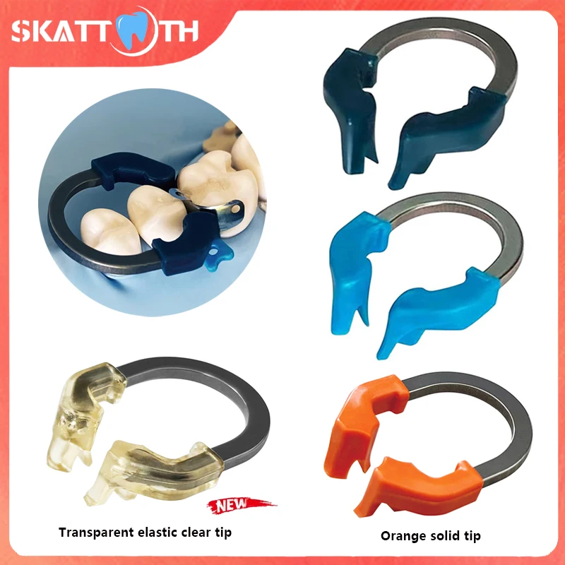 Dental NiTi Clamp Ring Sectional Matrix System Metal Matrices Clip Ring Matrix Bands Nickel Titanium Clamping Ring Dentist Tools