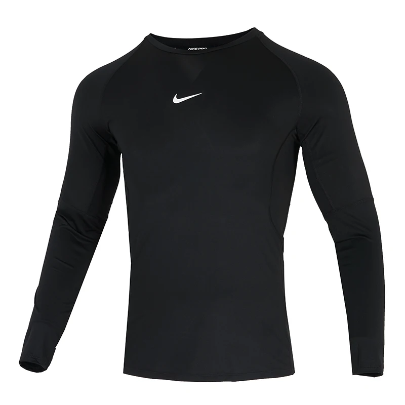 Nike Men's Fitness Clothing Running Training Tights Elastic Base Layer Long-Sleeved Comfortable Quick-Drying Sweat-Wicking Top Fb7920-010
