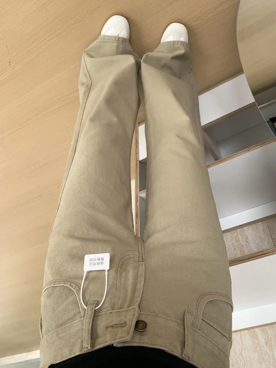 بنطال ذو قصة أرجل واسعة منقوشة للنساء شتوي من الصوف سروال قصير سميك للتحكم في البطن بطانة شيربا ثقيلة الوزن منقوشة بطبقات نسائية #5