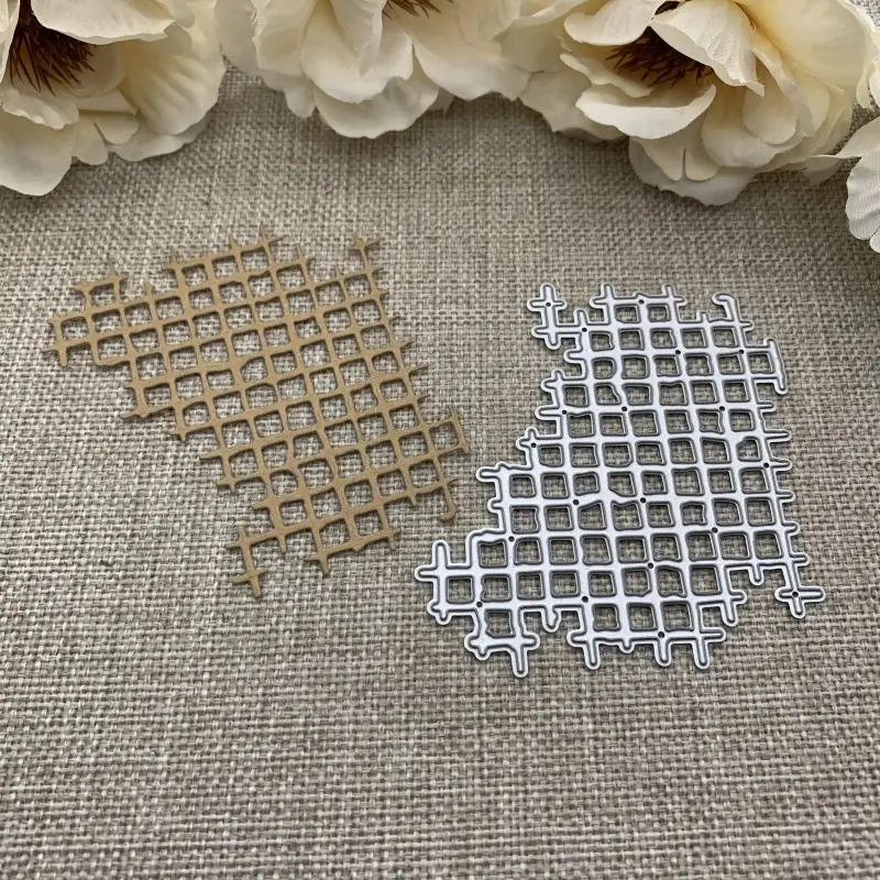 Grid decoration Metal Cutting Dies For DIY Scrapbooking Decorative Embossing Handcraft Die Cutting Template Mold