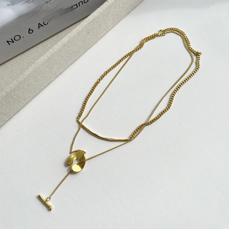 Fashion Jewelry Accessories Two Wearing Method Pendant Chain Necklace For Women Female Popular Style Hot Sale Party Gift