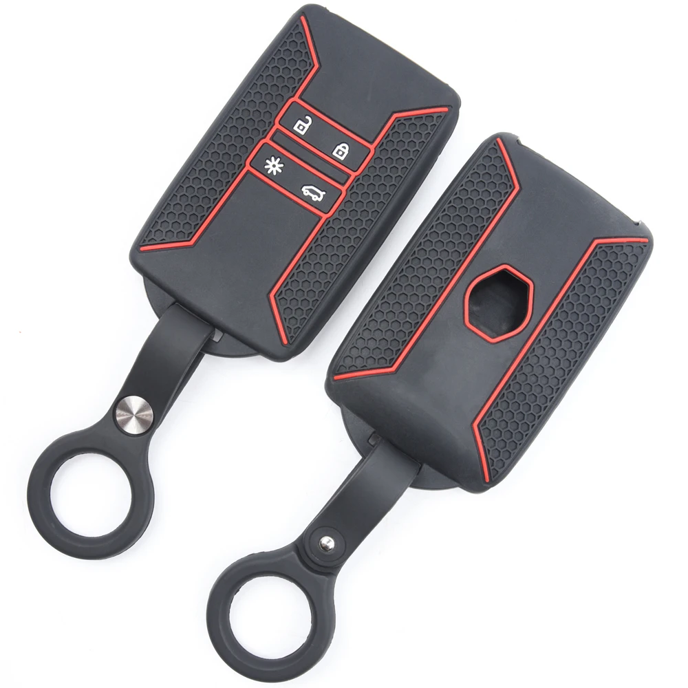 For Dacia Duster Logan 3 Jogger Sandero For Renault Clio 5 Megane 4 Zoe Kadjar Captur Arkana Koleos Protective Silicone Remote