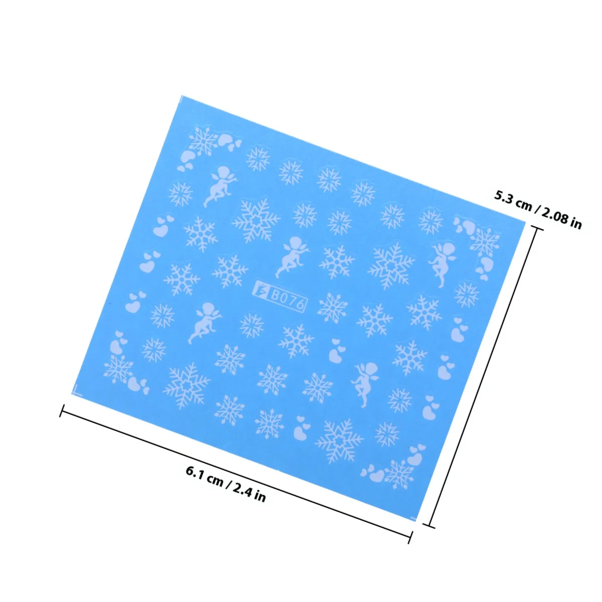 Autocollants pour Nail Art, 5 pièces, décalcomanies de noël, Design léger et Portable, facile à appliquer, qualité de Salon pour les doigts et les orteils