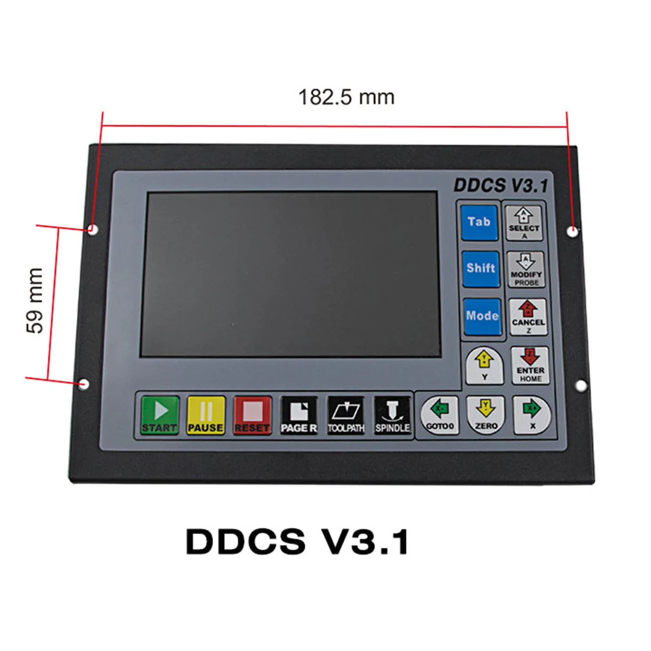 Imagem -04 - Cnc Controlador de Controle de Movimento 3-axis 4-axis Sistema de Controle Offline Substitui Mach3 Sistema com Parada de Emergência Volante Ddcsv3.1