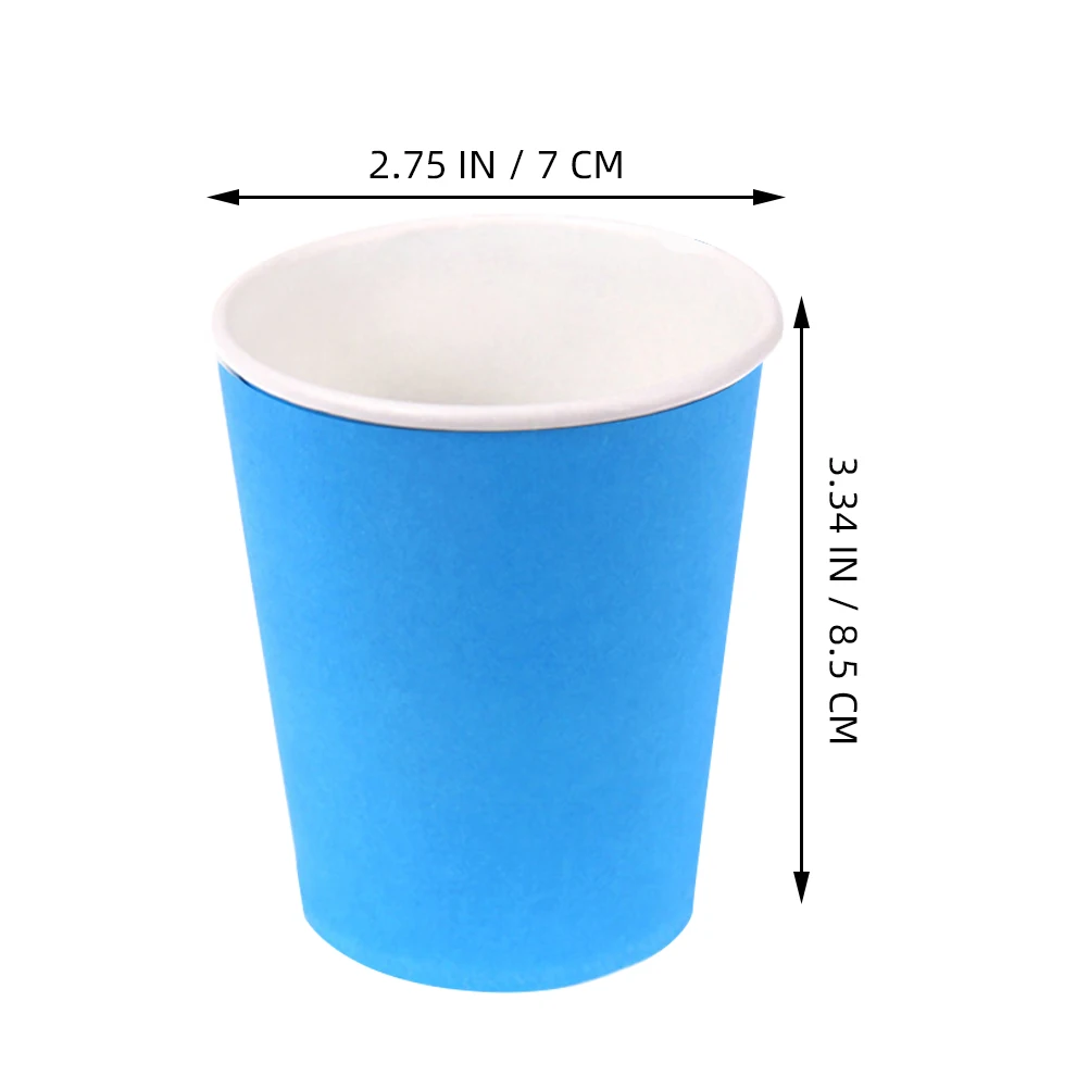 

100 Pcs Mess Finger Painting for Toddlers Disposable Paper Cup Cups Thicken Party Child