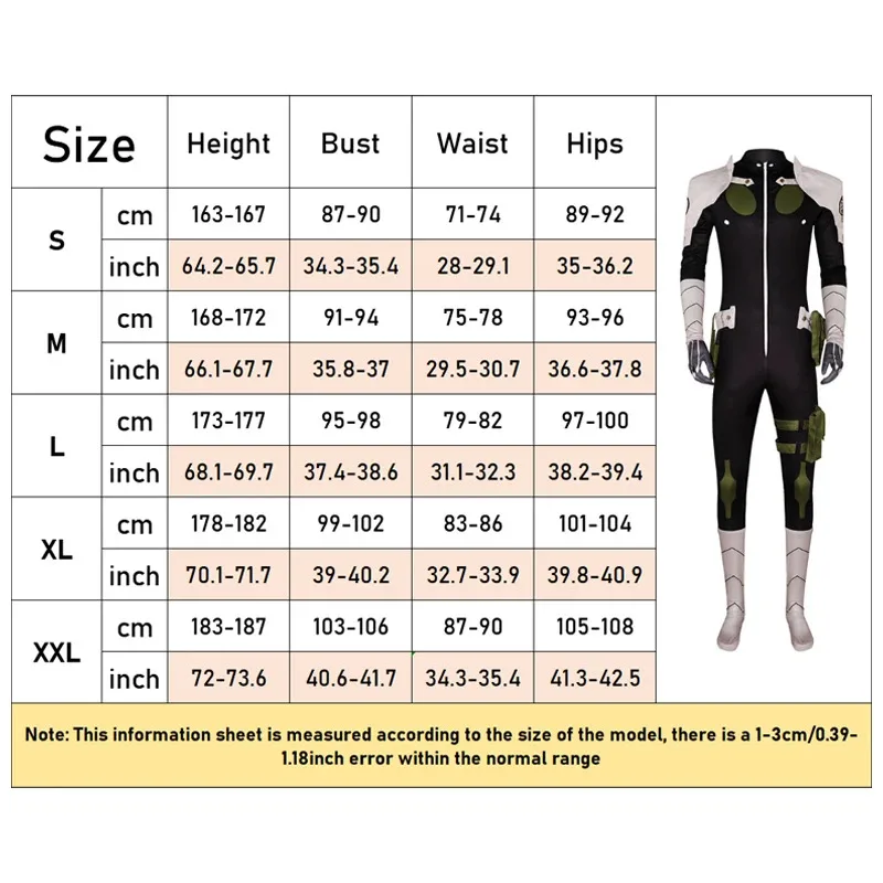 2025 11 애니메이션 카프카 히비노 나루미 겐 괴수 No.8 코스프레 의상 시노미야 키쿠로 아시로 미나 바디수트 가발 파티 코스프레