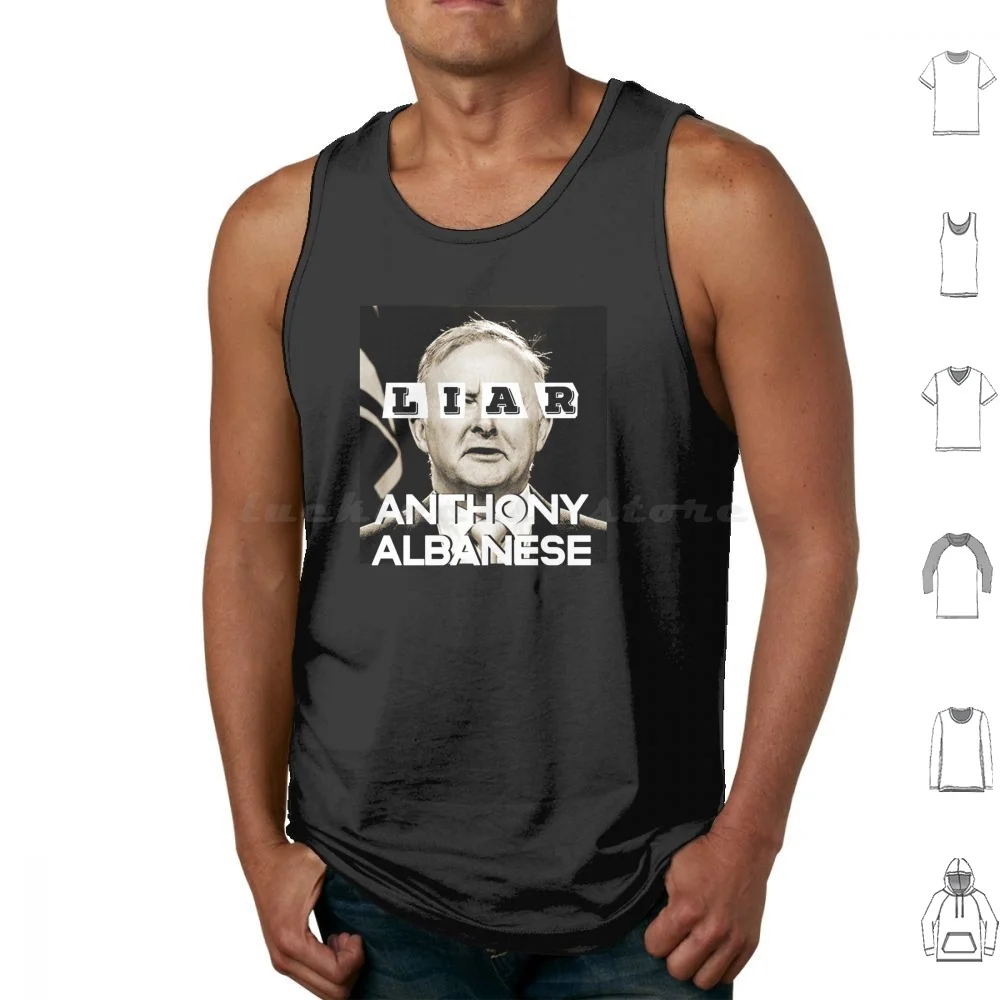 Camisetas sin mangas de Anthony Albanese, de algodón estampado, Anthony Albanese, Anthony Australia, Albo, Política, Labor, Auspol, Labor