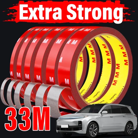 Extra Strong Double Sided Adhesive Tape Waterproof Acrylic Foam Adhesive Tape For Car Home High Temperature Fixing Sticky Tape
