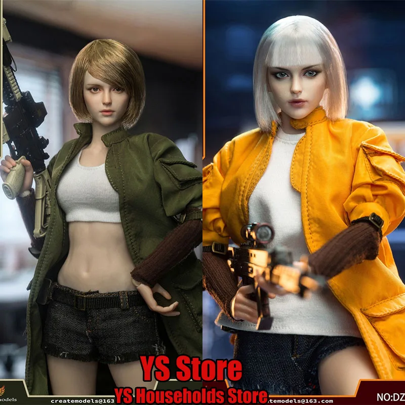 Twin Sister DZ-05 Ying DZ-06 Lan 1/6 Collectible Female Action Figure Sniper Girl Original Cariving Model Toys 12