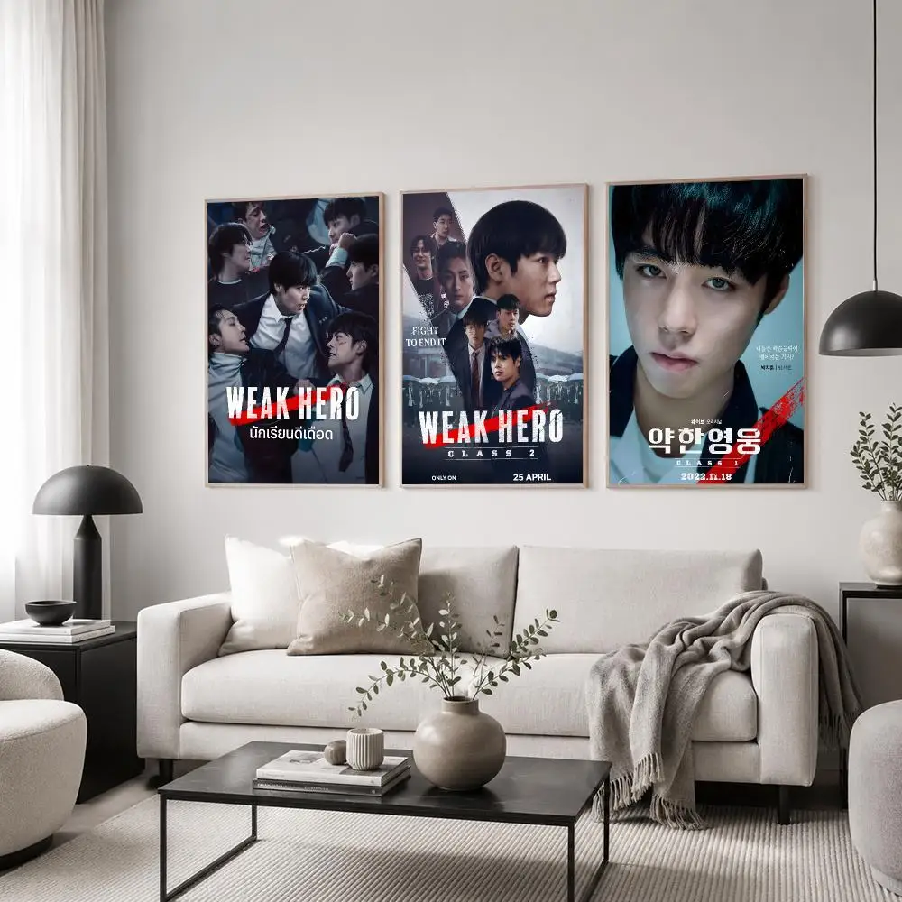 TV Series Weak Hero Class Poster Classic Poster HD Art Sticky Wall Waterproof Home Living Room Bedroom  Aesthetic Decoration