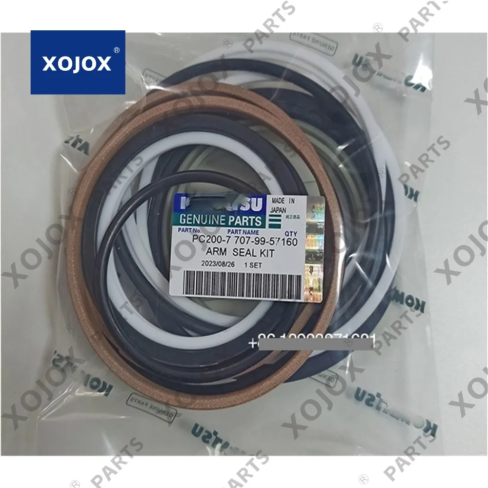 

XOJOX PC200-7 PC210-7 ARM Cylinder Seal Kit 707-99-57160 Excavator Oil Cylinder Service Kit(Color:China Made Quality)