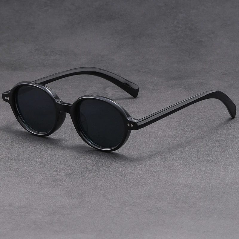 Lunettes ovales à monture en plastique pour hommes/femmes, 5 pièces, style Boho, personnalité, mode,