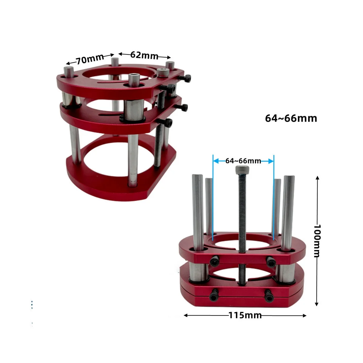 Router Lift 65MmDiam Motors Router Lift Table Base Alum Woodworking Router Table Insert Plate Board(B)