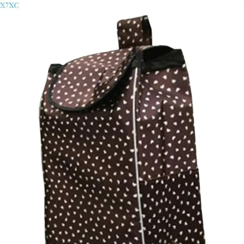

X7XC Foldable And Portable Shopping Cart Replacement Bag Oxford Cloth For Daily Convenience Practical Trolley Accessory