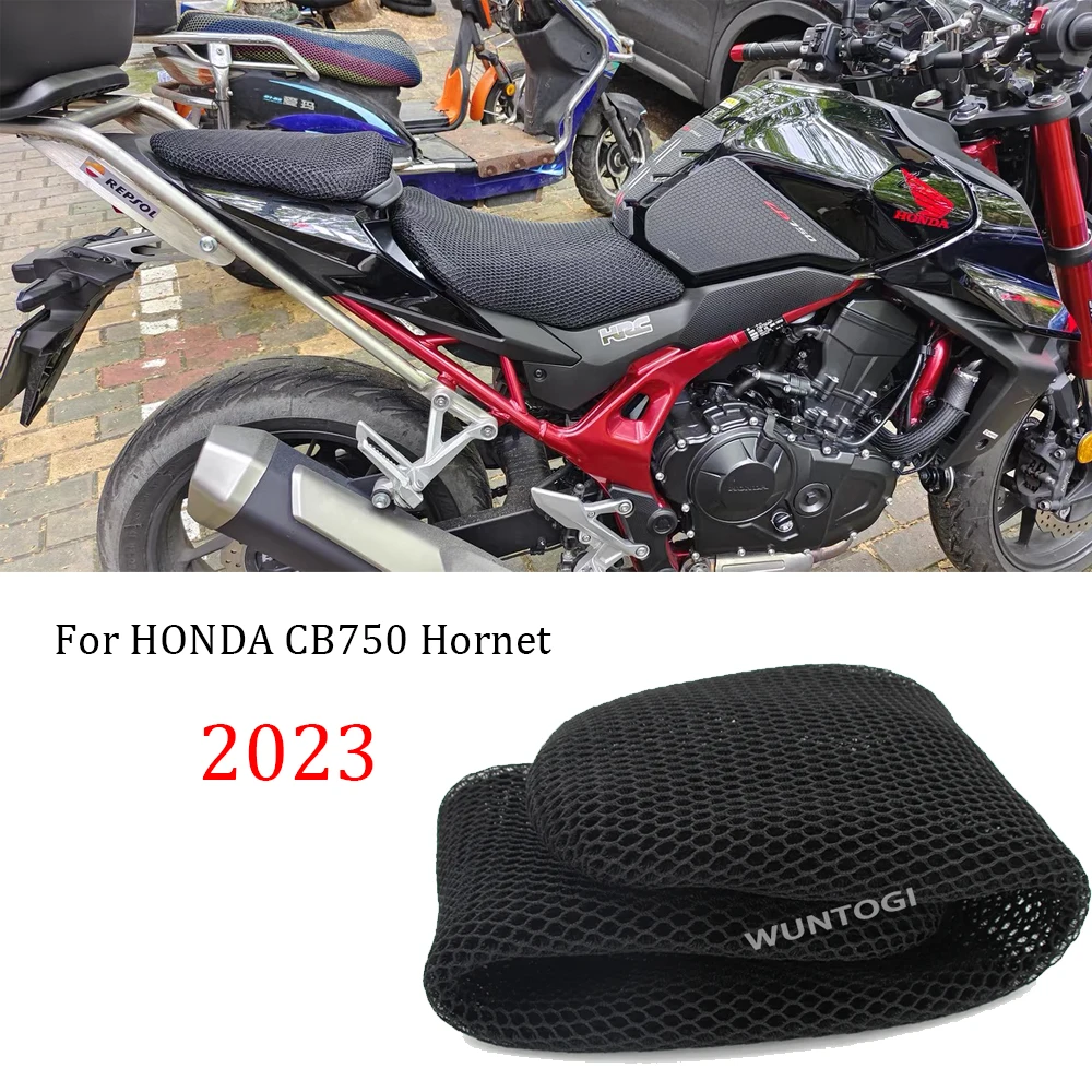 For HONDA CB750 CB 750 HORNET 3D Honeycomb Mesh Protect Cushions Nylon Fabric Saddle Motorcycle Heat Insulated Seat Covers