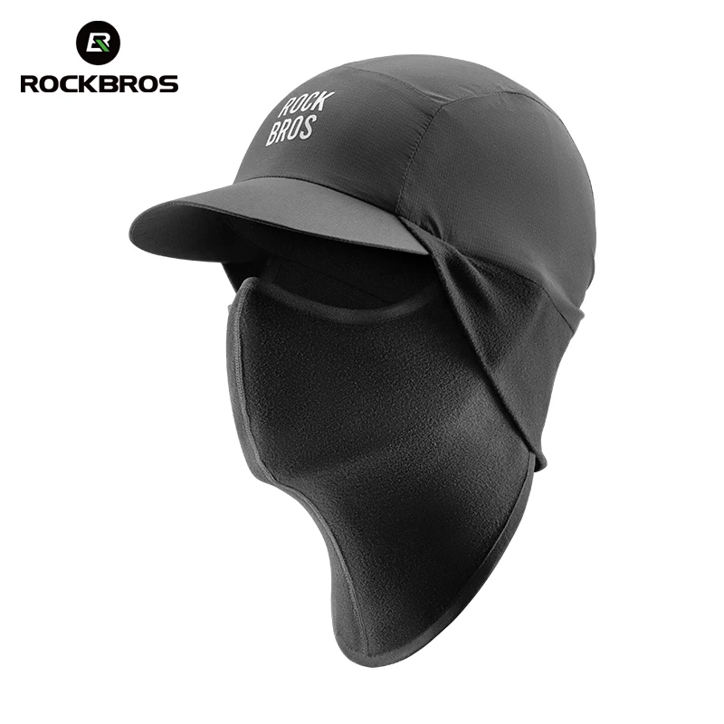 AliExpress ROCKBROS 2 In 1 Winter Cycling Mask Hat Fleece Thermal Keep Warm Ear Protect Bicycle Balaclava Outdoor Full Face Bike Caps Masks