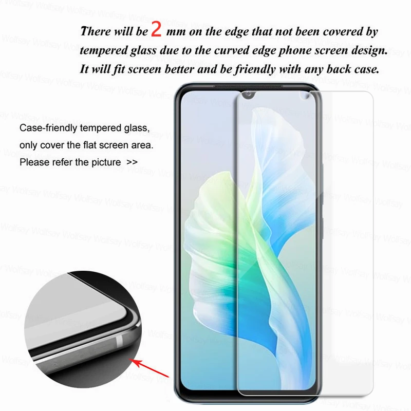 4IN1 Glass For Vivo V23e Tempered Glass Vivo V23e V20 SE V21e V21 5G Screen Protector Protective Phone Lens Film For Vivo V23e