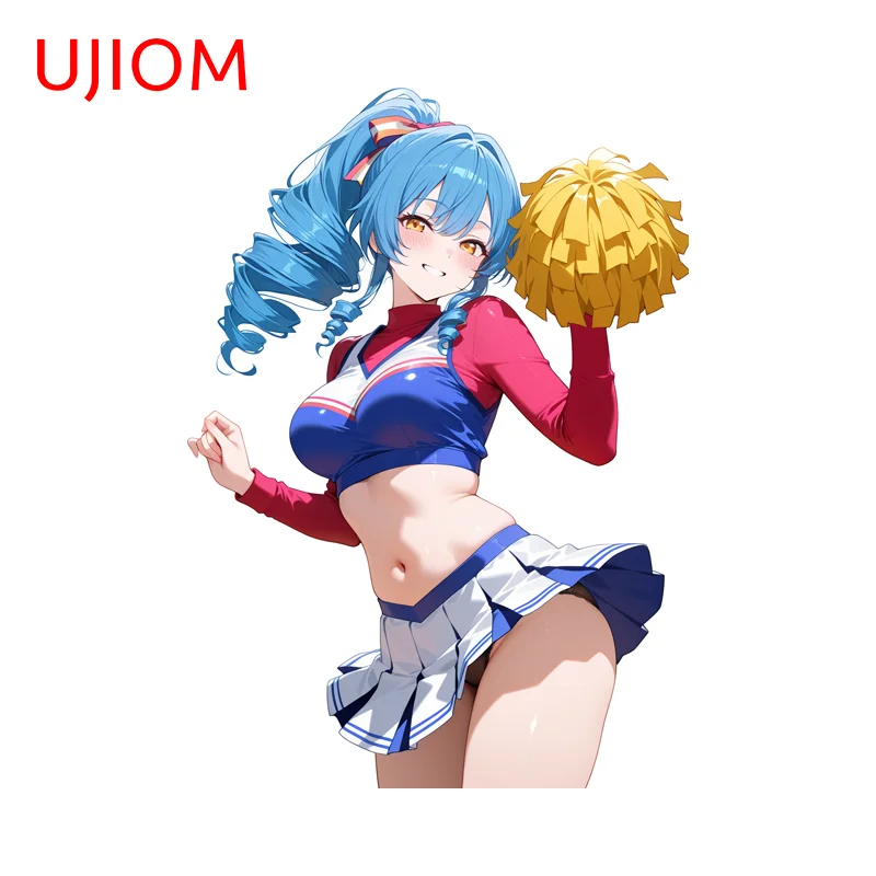 UJIOM Cheerleading Costumes Beauty Wall Sticker Beautiful Design Art DIY Home Decal Sunscreen Picture Kitchen Cupboard Decor