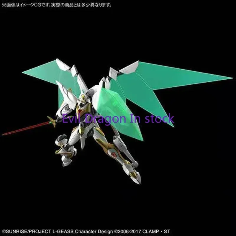 متوفر في المخزون بانداي HG 1/35 أنيمي عمل الشكل كود GEASS Lelouch of The Rebellion LANCELOT ALBION لعب نموذج هدايا للأطفال