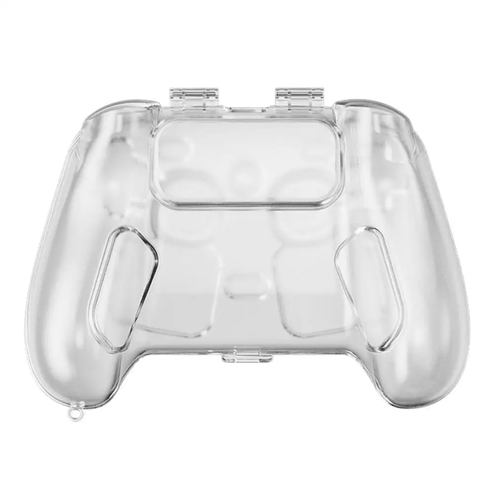 Transparente schwarze Schutzhülle gegen Stürze für Steam Controller 2_voghion.com