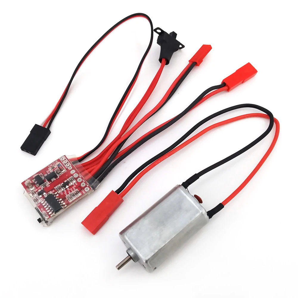 2S 8.4V 30A Brushed ESC Speed Controller + 180 Brush Motor Kit for RC Boat Scale Marine Ship Mini Toy Car