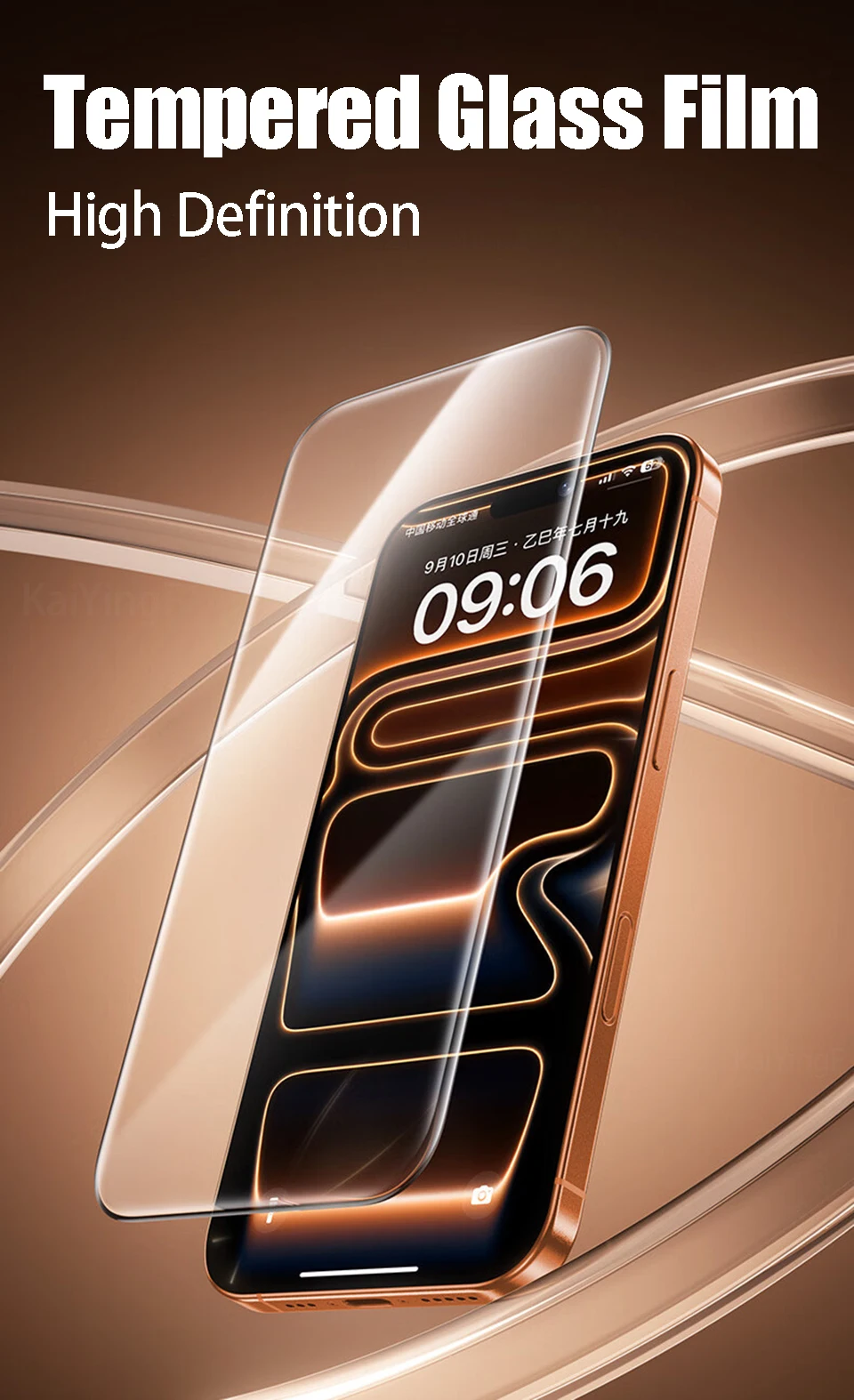 3-5 Stück Panzerglas für iPhone 17 16 15 14 13 12 11 18 Pro Max Plus Oleophobe Beschichtung Displayschutzfolie Schutzglasfolie – Detail 1
