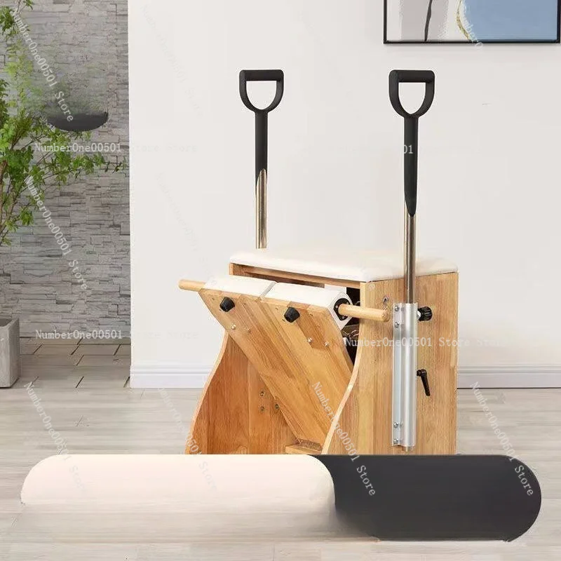 Pilates Wunda Chair Yoga Studio Balance Training Equipment Wooden Stability Chair for Home Gym