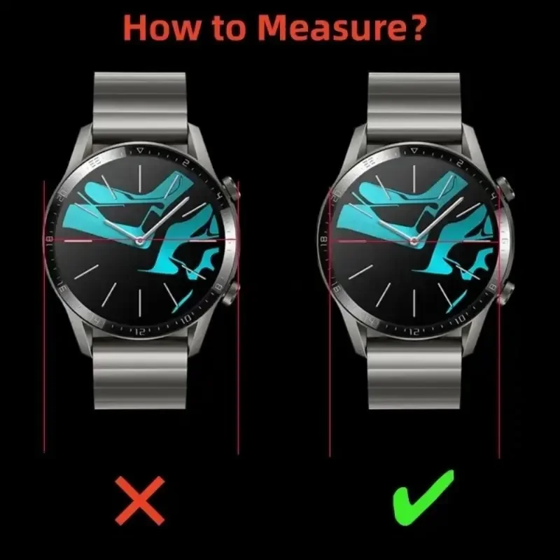 26-43mm 범용 강화 유리 Smartwatch 화면 보호기 보호 필름 28mm 30mm 32mm 38mm 40mm 41mm 42mm 직경 2-5PCS