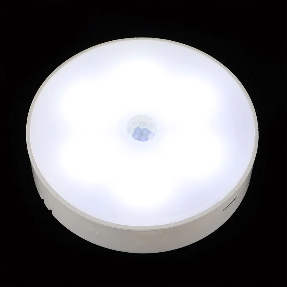 

2pcs LED Night Light Small Induction Lamp Motion Sensor USB Charging ABS Material Bedroom Stairs Wardrobe Child Room Practical