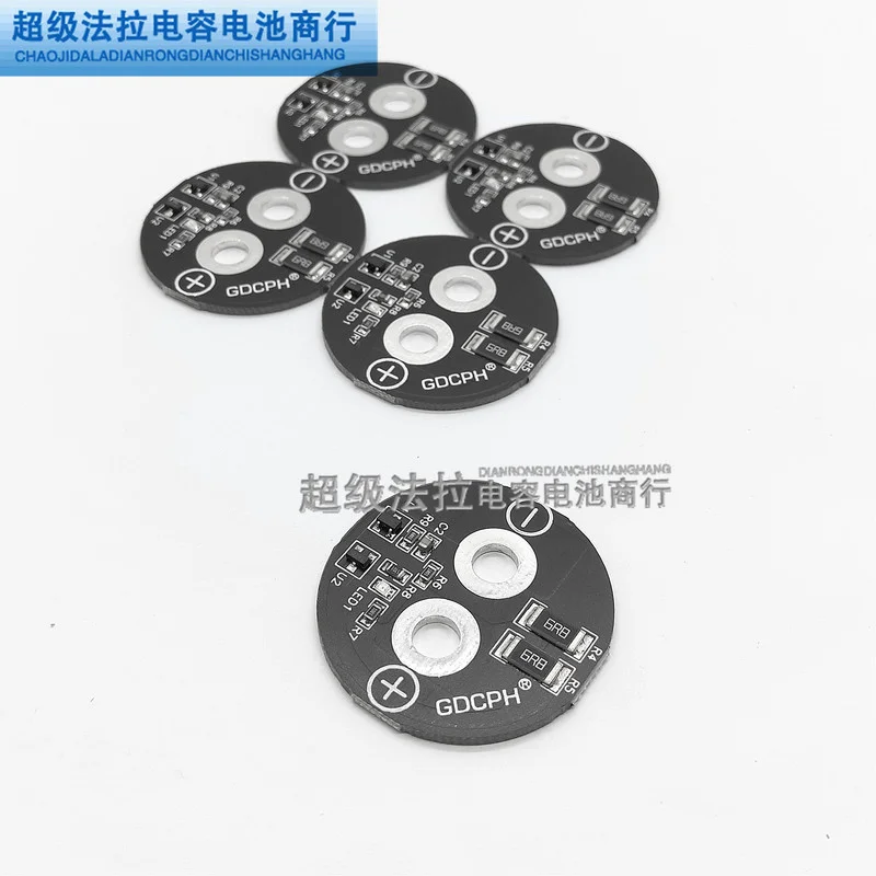 Super Capacitor Circuit Board Voltage Regulator Balance Board 2.7V500F Circuit Board Screw Feet Super Capacitor