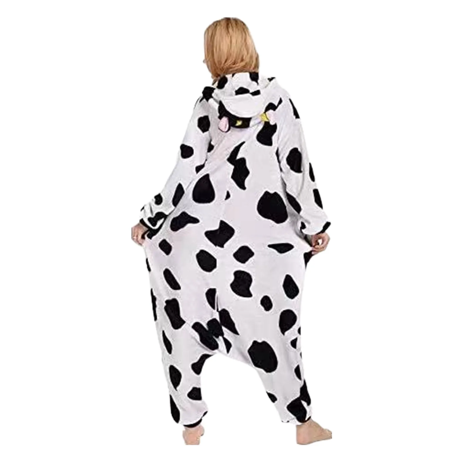 

Пижама-комбинезон для взрослых с плюшевыми животными, одежда для сна с пуговицами для Хэллоуина и Рождества