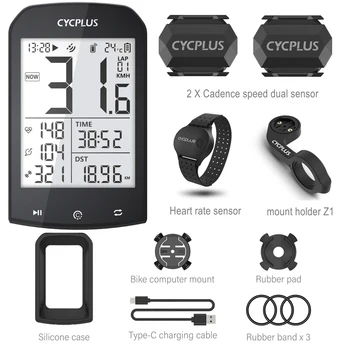 CYCPLUS M1 Bisiklet Aksesuarları GPS Bisiklet Bilgisayarı Bisiklet Kilometre BLE 5.0 ANT + Döngüsü Ciclismo Kilometre Sayacı Bisiklet için