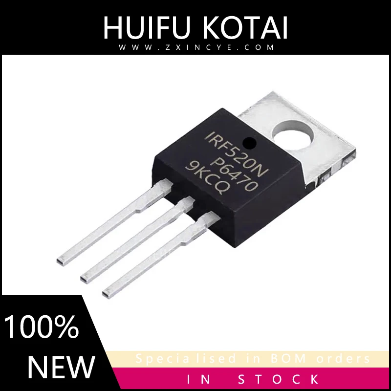 Nouveau Spot IRF520NPBF IRF520N TO220, 1 Pièce